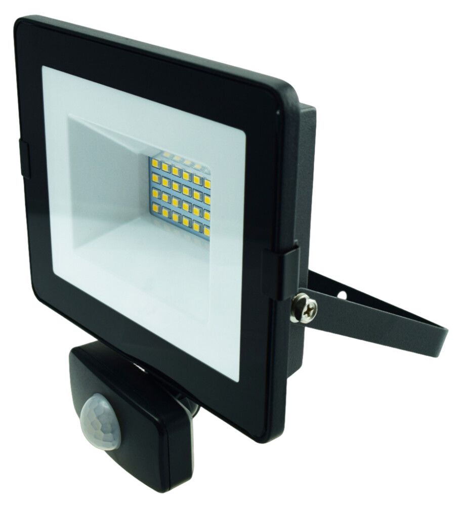 LED-valonheitin Harju Promo liiketunnistimella musta 50 W 5000 lm 4000 K IP44