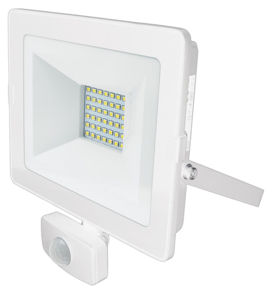 LED-valonheitin Harju Promo liiketunnistimella valkoinen 30 W 2400 lm 4000 K IP44