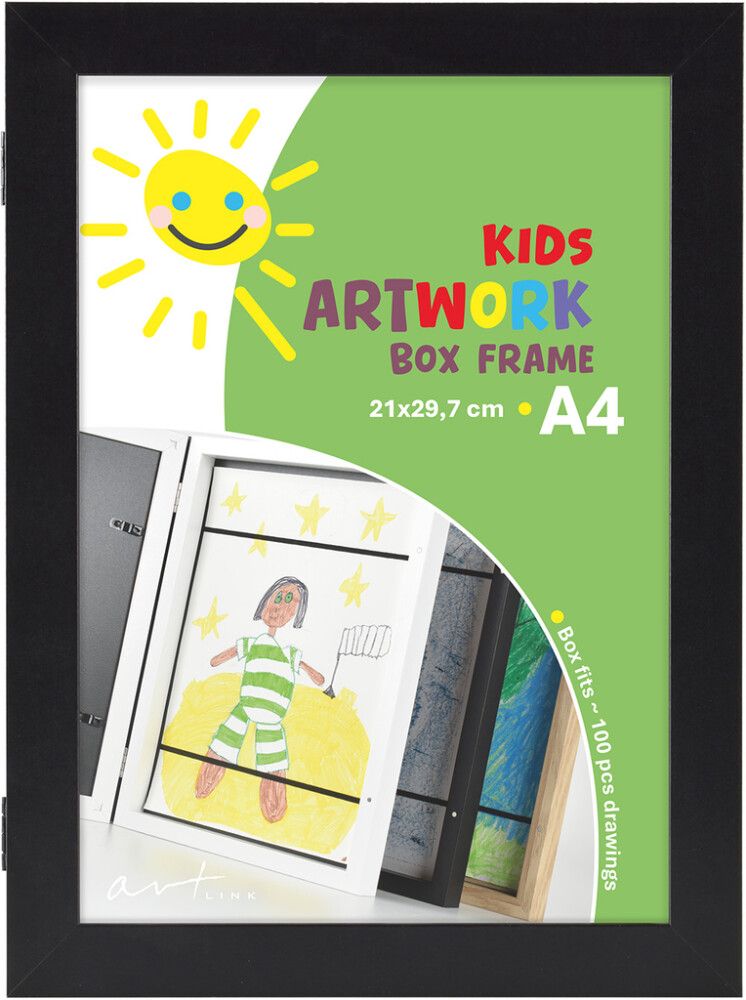 Lasten taidekehys Art Link musta 21 x 29,7 cm