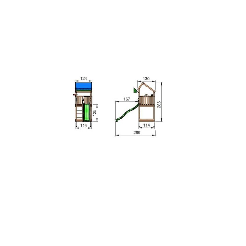 Leikkitorni Jungle Gym Home