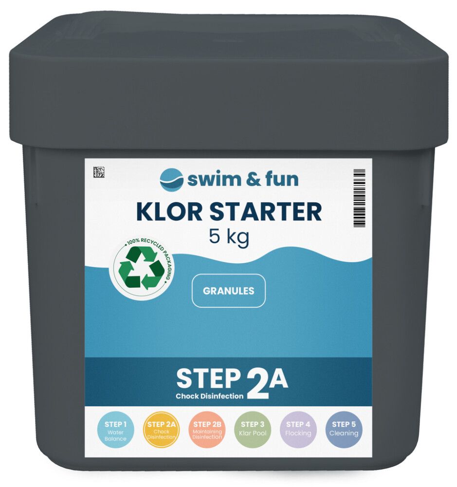 KlorStarter Swim&Fun pikakloori jauhe 5 kg