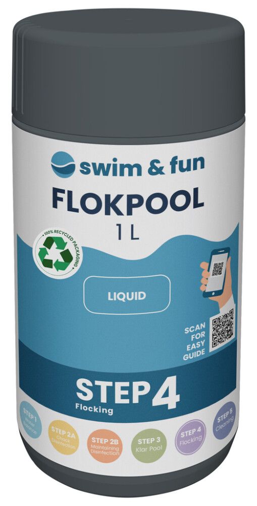 Saostusaine Swim&Fun FlokPool 1 l