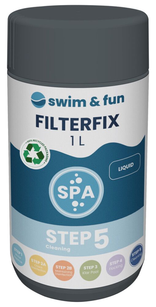 Suodattimen puhdistusaine Swim&Fun FilterFix 1 l