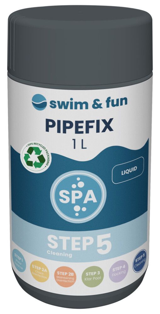 Allasputkien puhdistusaine Swim&Fun PipeFix Spa 1 l