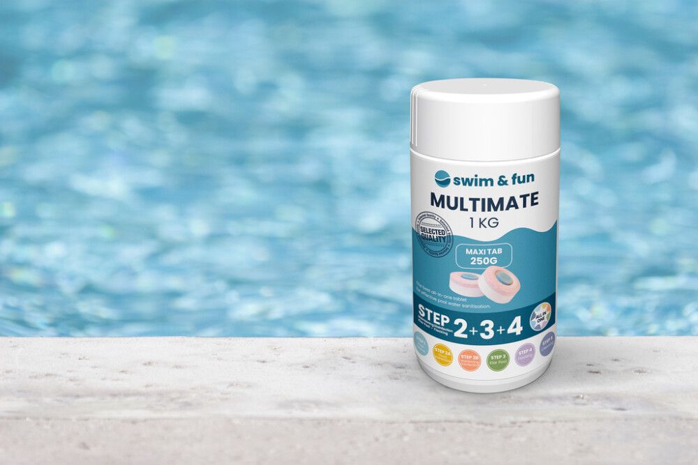 Yhdistelmätabletti Multimate Swim&Fun uima-altaalle 1 kg