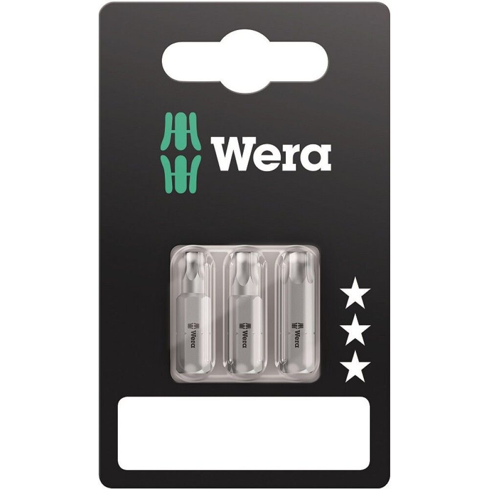 Ruuvauskärkisarja Wera 867/1 Z TORX TX25/TX30/TX40 x 25 mm 3 kpl/pkt