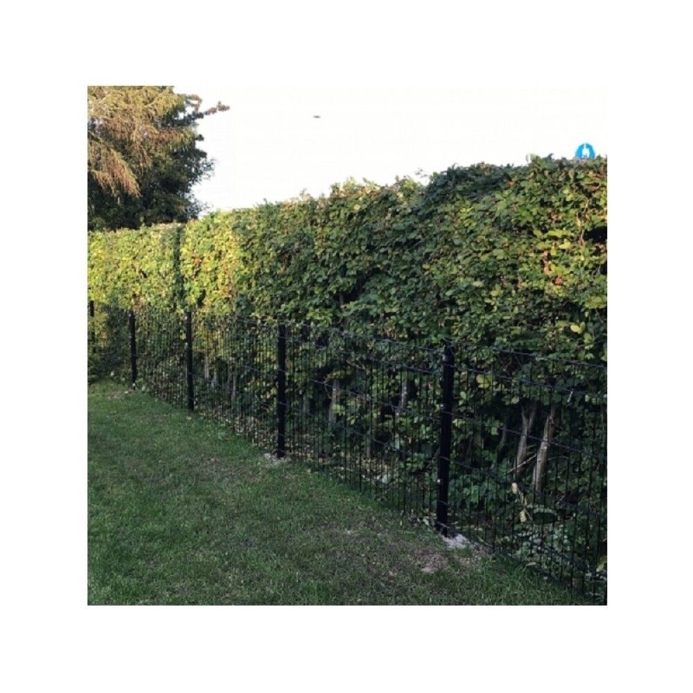 Paneeliaita setti musta 1 kpl paneeli ja 1 kpl tolppa