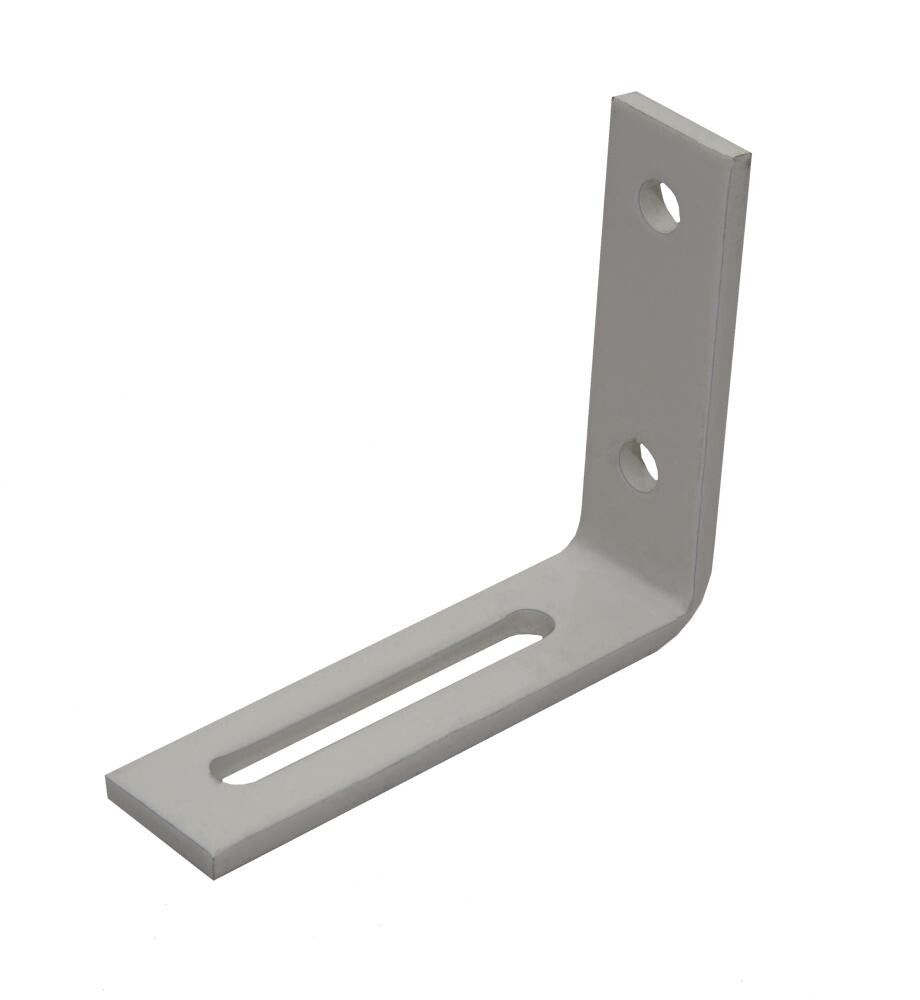 Kulmarauta säädettävä 80 x 65 mm teräs valkoinen