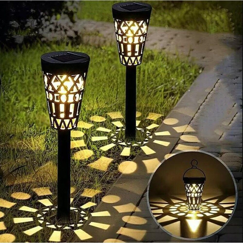 Solarvalaisin BAUHAUS musta 41 cm 2 kpl/pkt