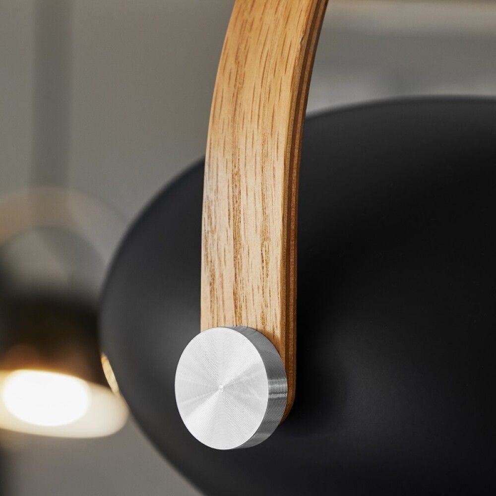 Riippuvalaisin Halotech D.C Musta/tammi Ø40 cm