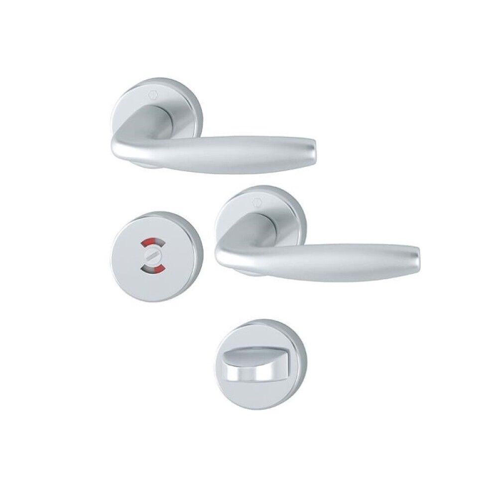 Väliovenpainike Swedoor New York Hopea WC-vääntönupilla