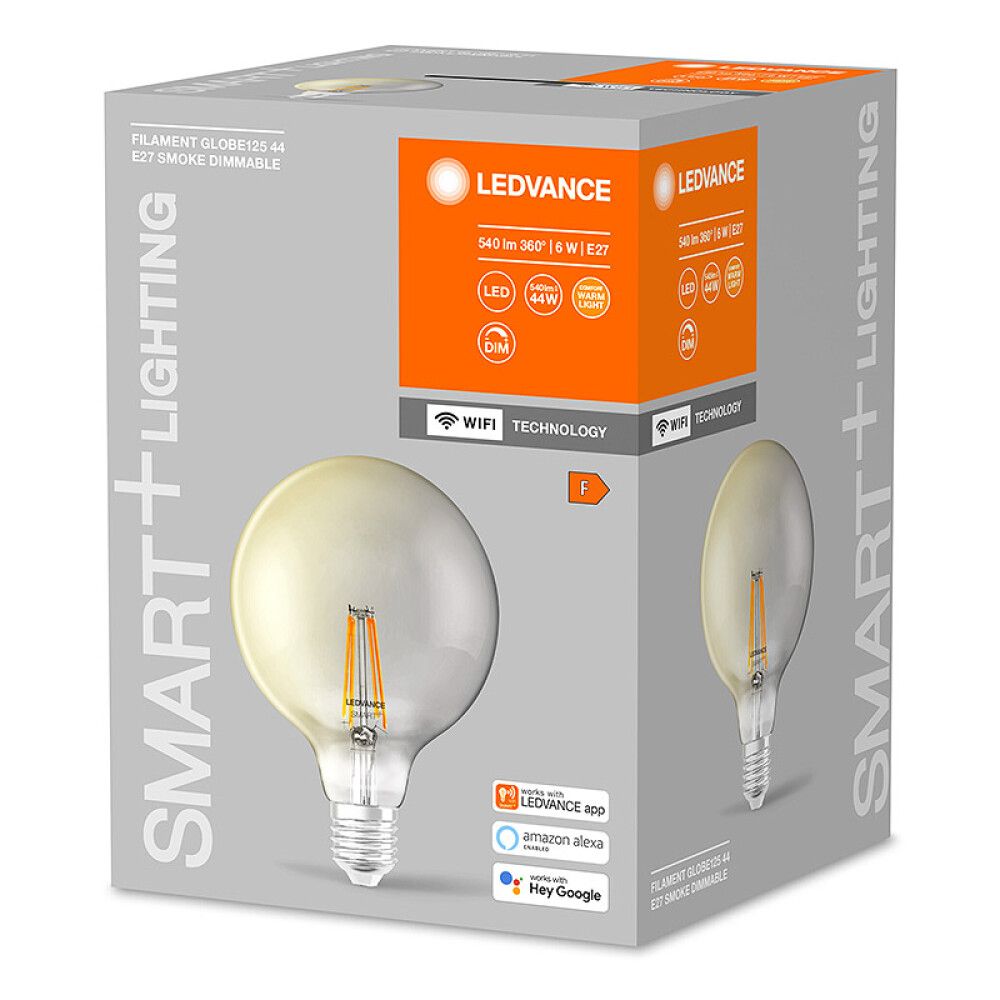 LED-lamppu Ledvance Smart+ WiFi Globe Savu 2500 K DIM E27 4,5 W