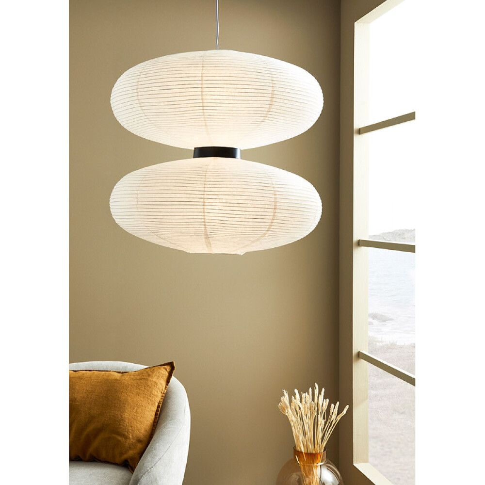 Riippuvalaisin Markslöjd Dual 2-os valkoinen Ø 60 cm