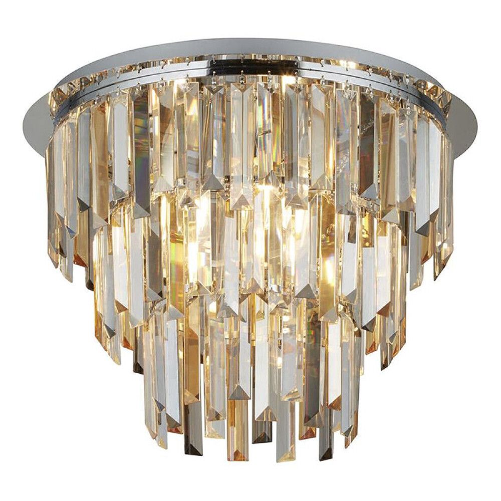 Kattovalaisin Searchlight Clarissa kromi Ø 45 cm