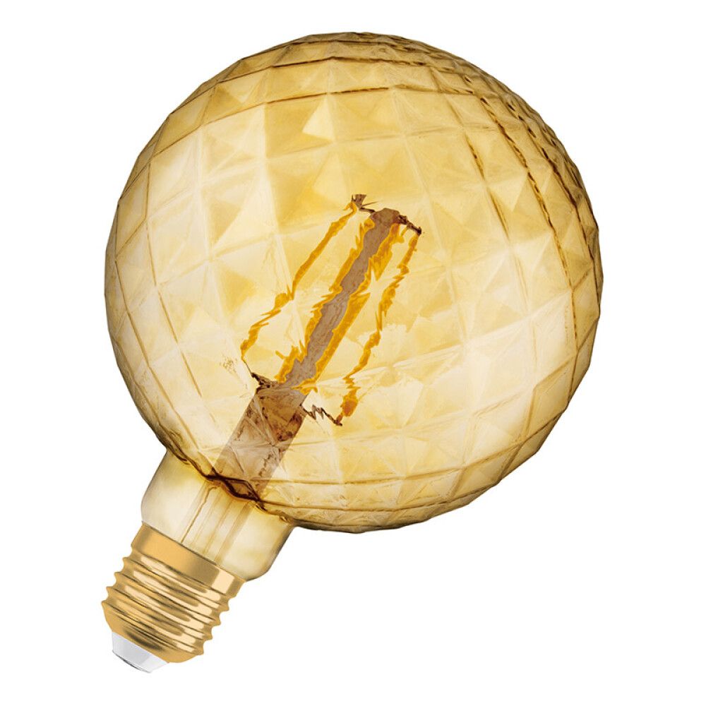 LED-lamppu Osram Vintage 1906 Big Globe Pine 40 E27 470 lm 2400K Kulta