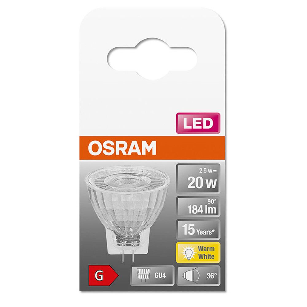 LED-lamppu Osram Star MR11 GU4 2.5 W 2700 K