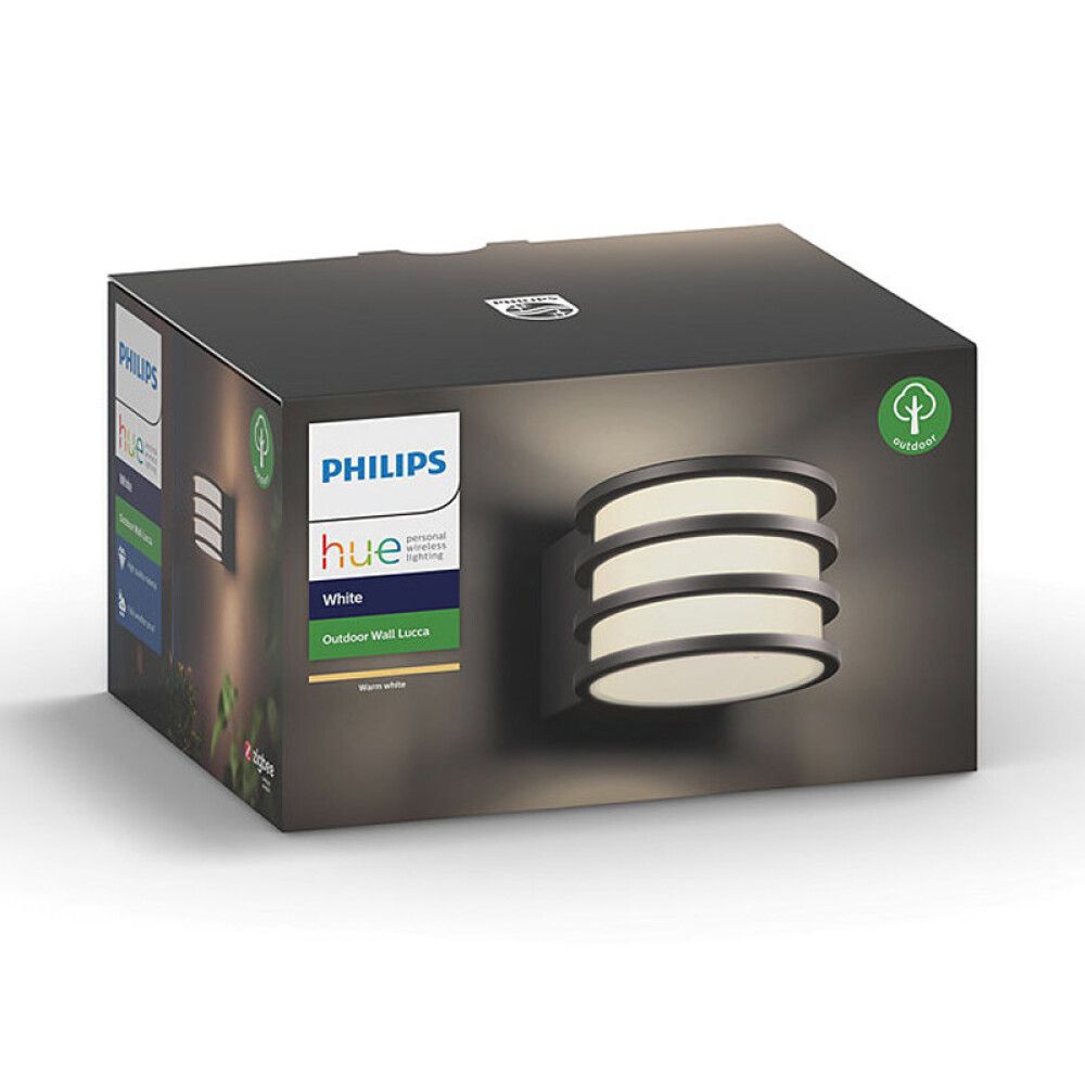 Ulkoseinävalaisin Philips Hue Lucca Antrasiitti
