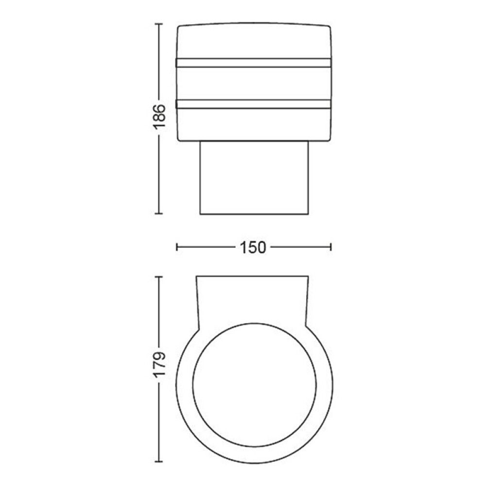 Ulkoseinävalaisin Philips Hue Tuar