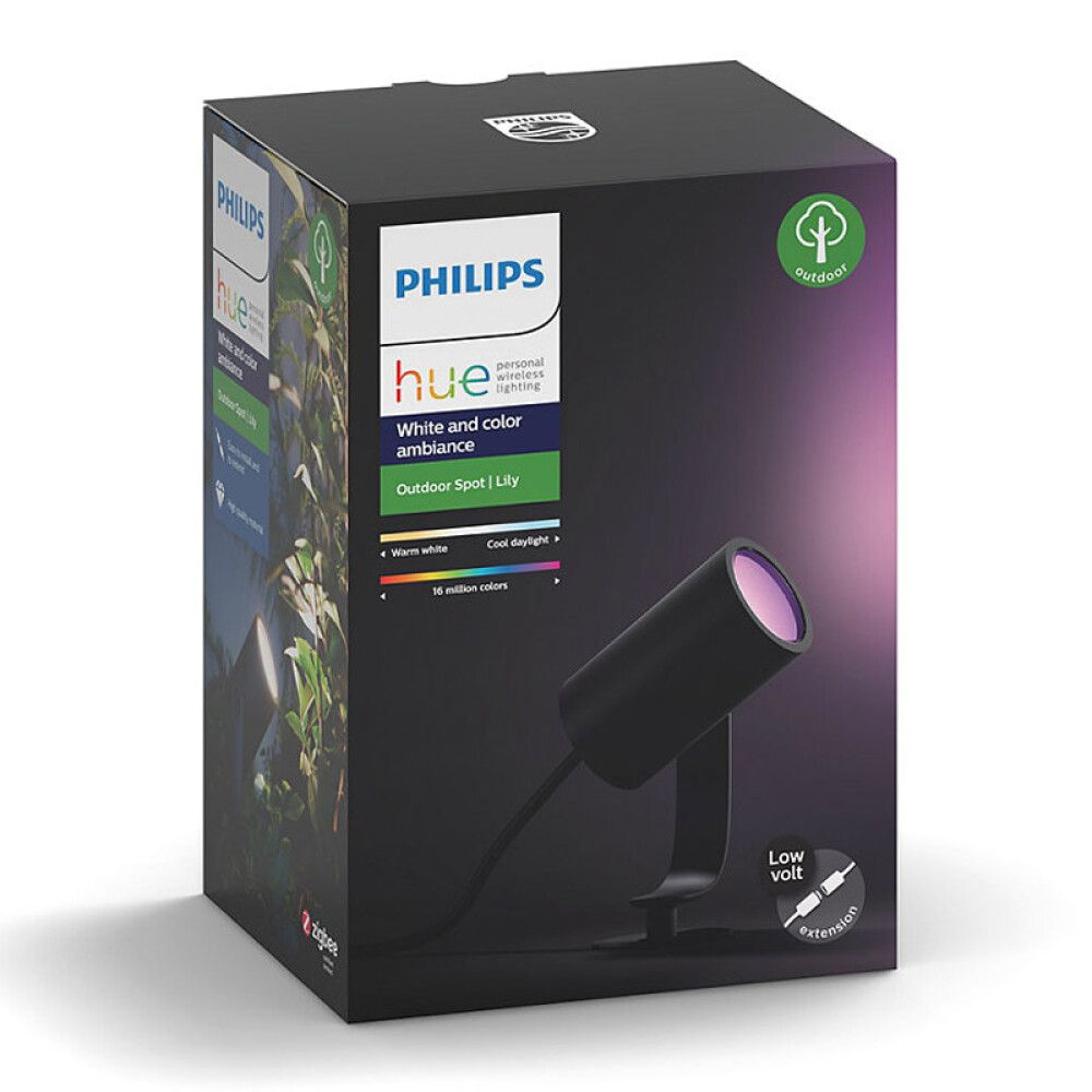 Ulkospottivalaisin Philips Hue Lily Lisäosa