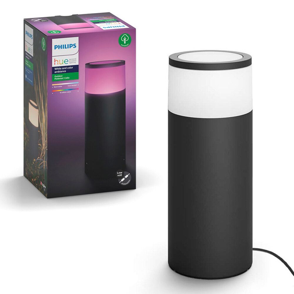 Pylväsvalaisin Philips Calla Hue Mattakromi Lisävalaisin