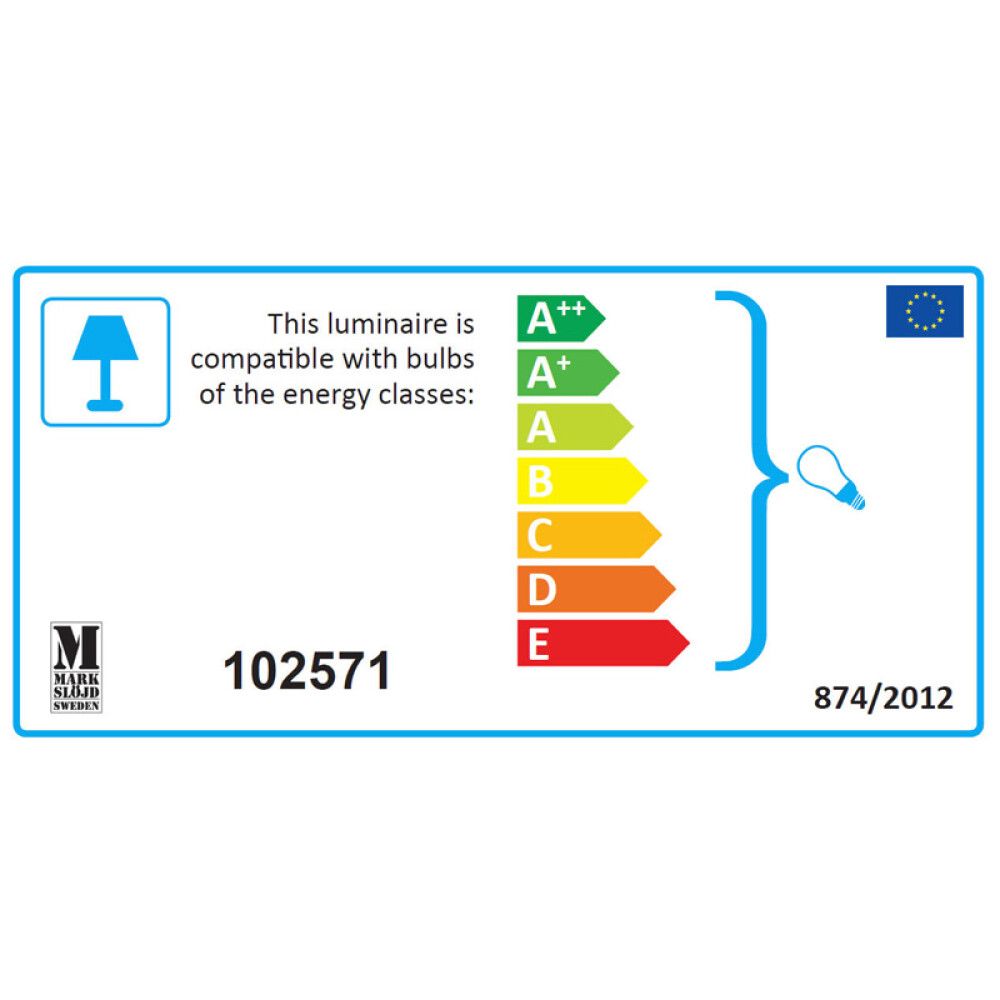 Pylväsvalaisin Markslöjd Kurt 20 W