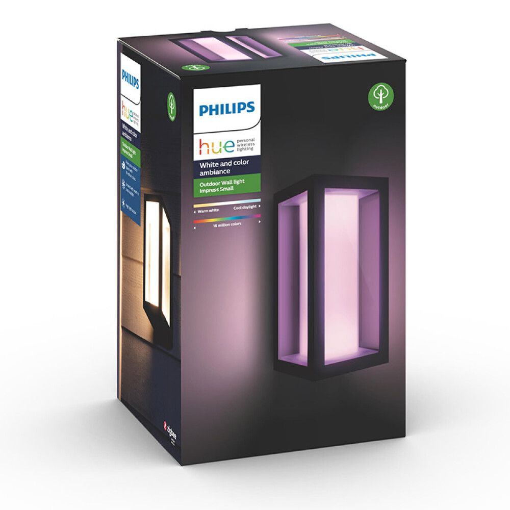 Ulkoseinävalaisin Philips Hue Impress Musta