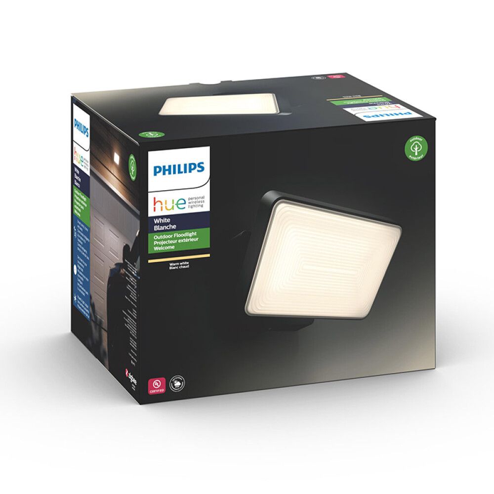 Ulkoseinävalaisin Philips Hue Welcome Musta 26,5 cm