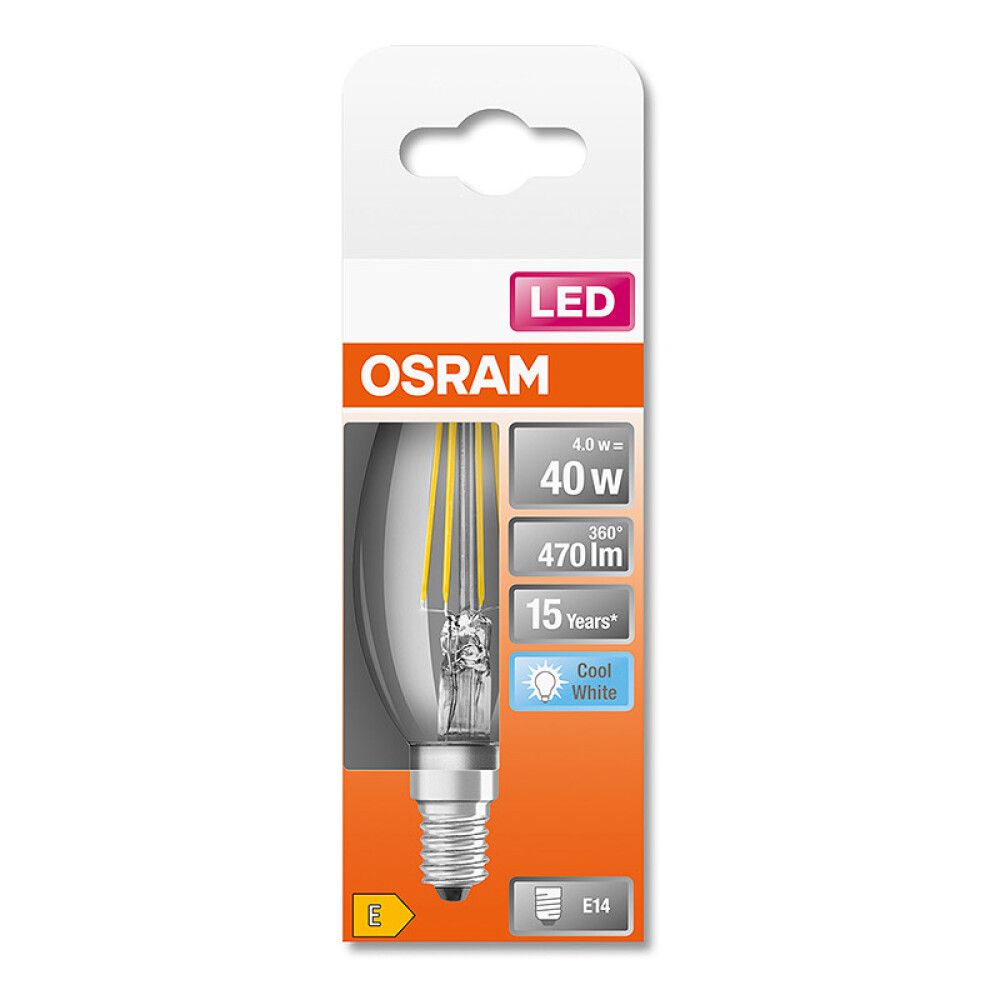 Led Star Osram CLAS B 40 CL 4W/4000K E14