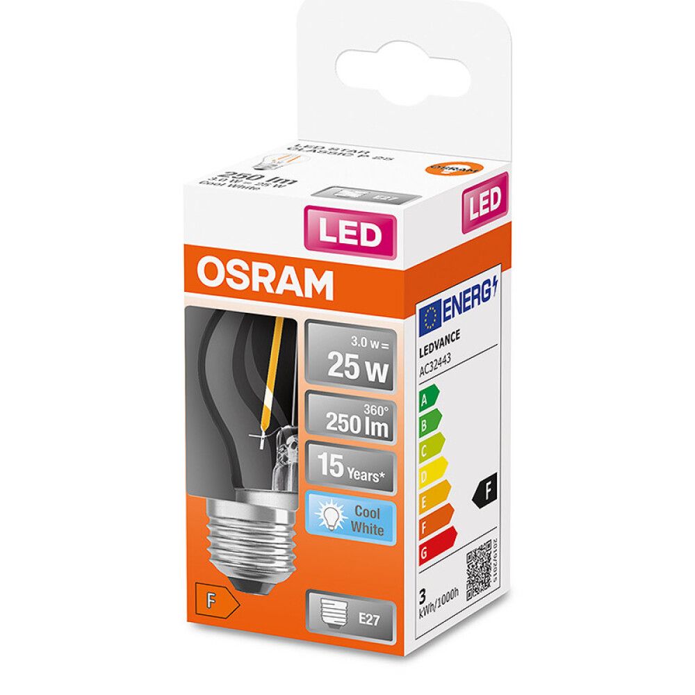 Led Star Osram CLAS P 25 2.5W/4000K E27