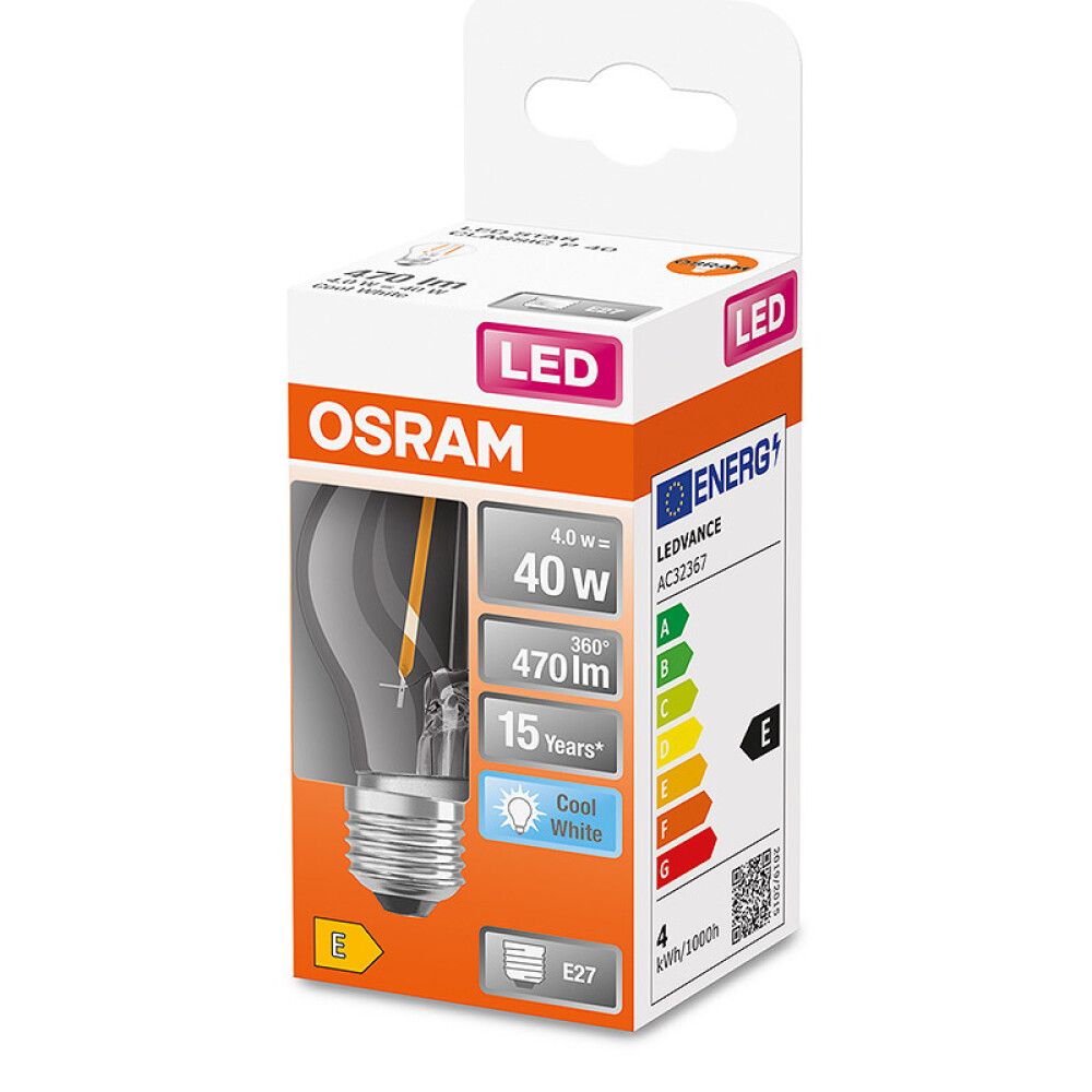 Led Star Osram CLAS P 40 4W/4000K E27