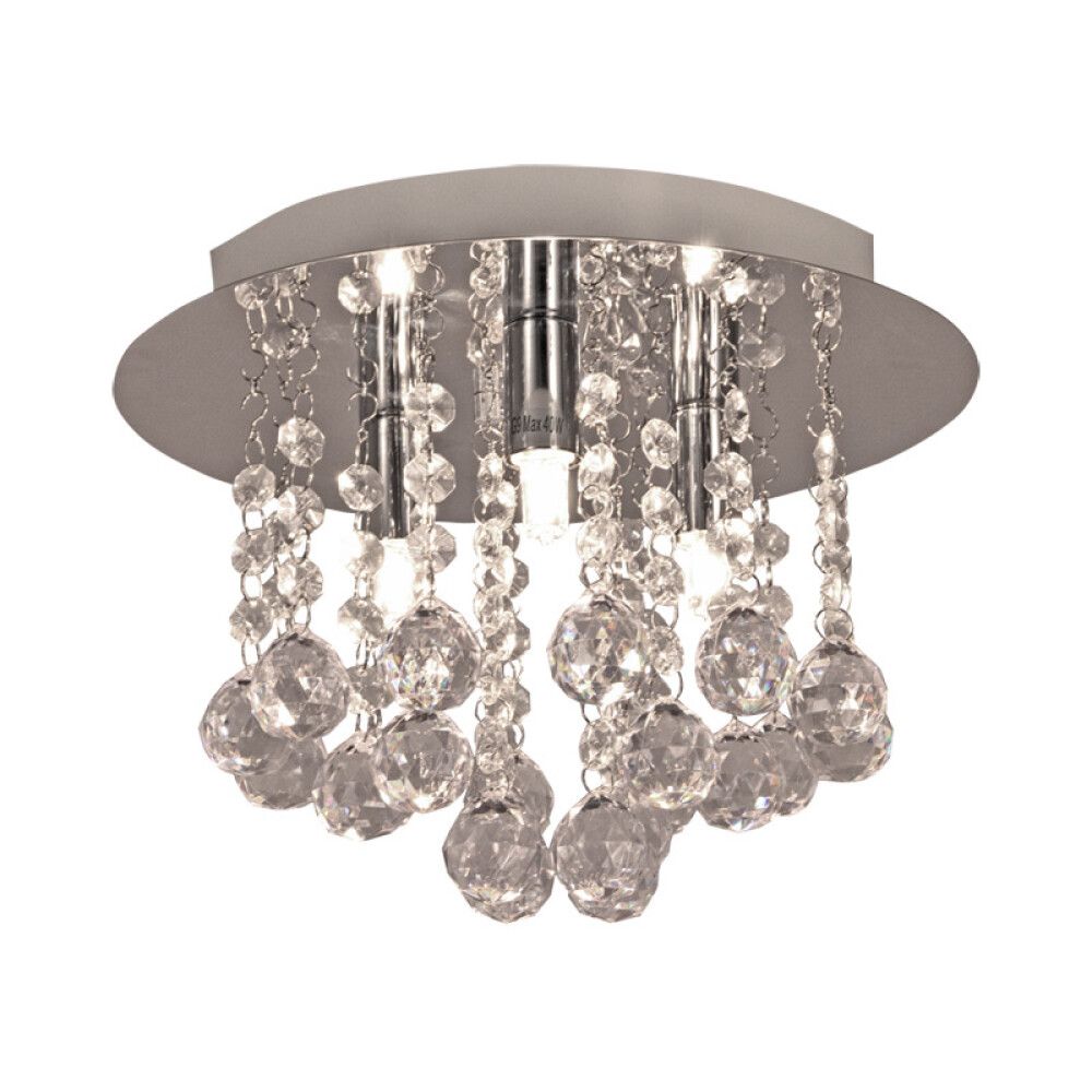 Plafondi Aneta Madelene kromi Ø 26 cm