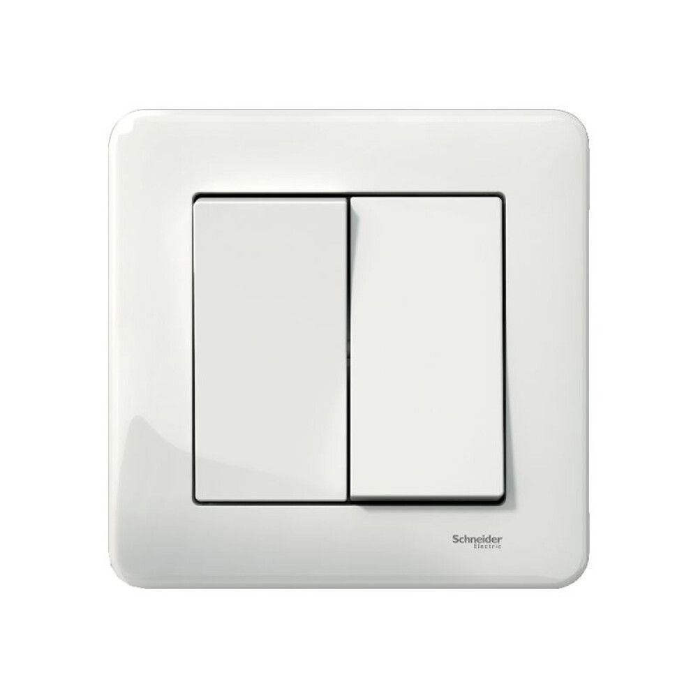 Kytkin Schneider Electric Exxact Kruunu (5) Valkoinen IP44