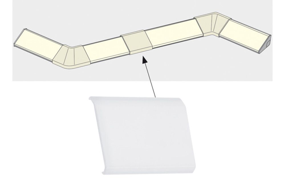 Delta listan jatkopala Paulmann satiini 4 kpl/pkt