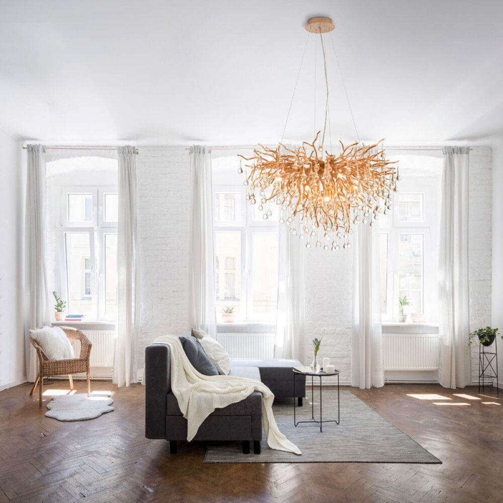 Riippuvalaisin Paul Neuhaus Icicle messinki