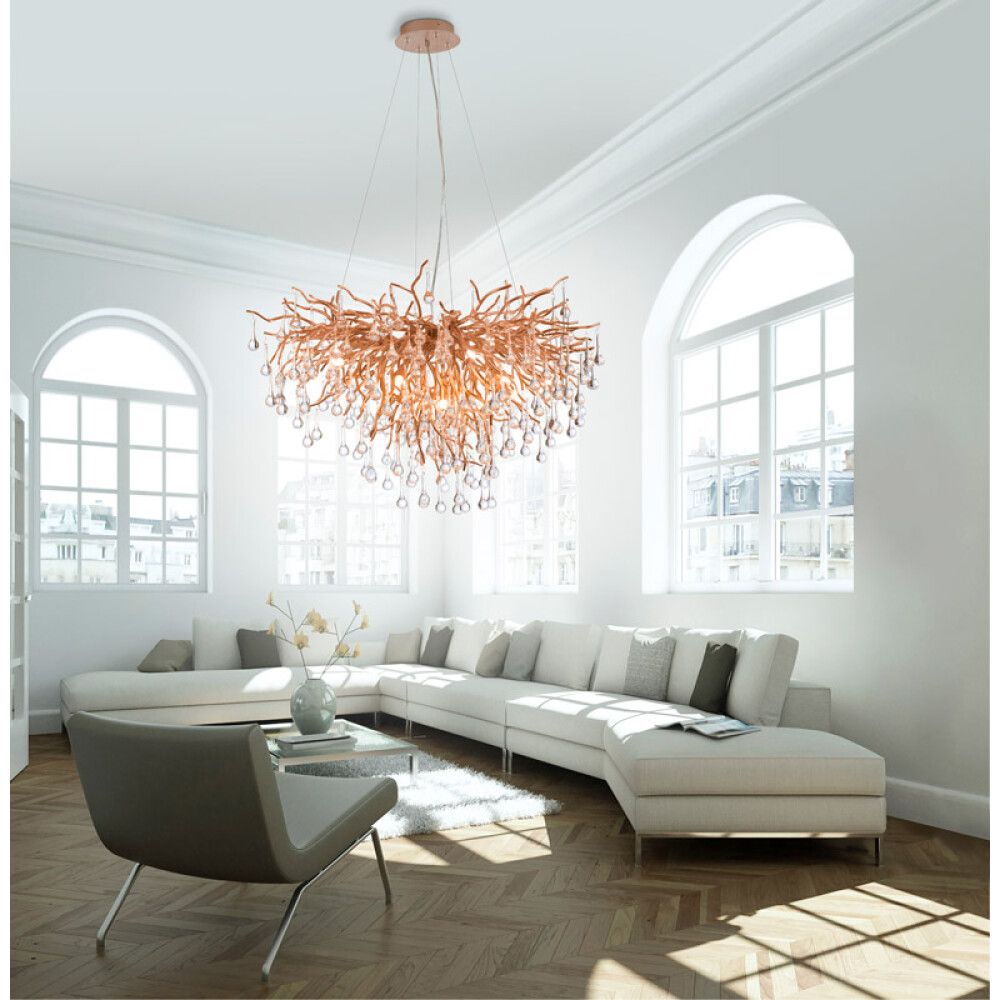 Riippuvalaisin Paul Neuhaus Icicle messinki