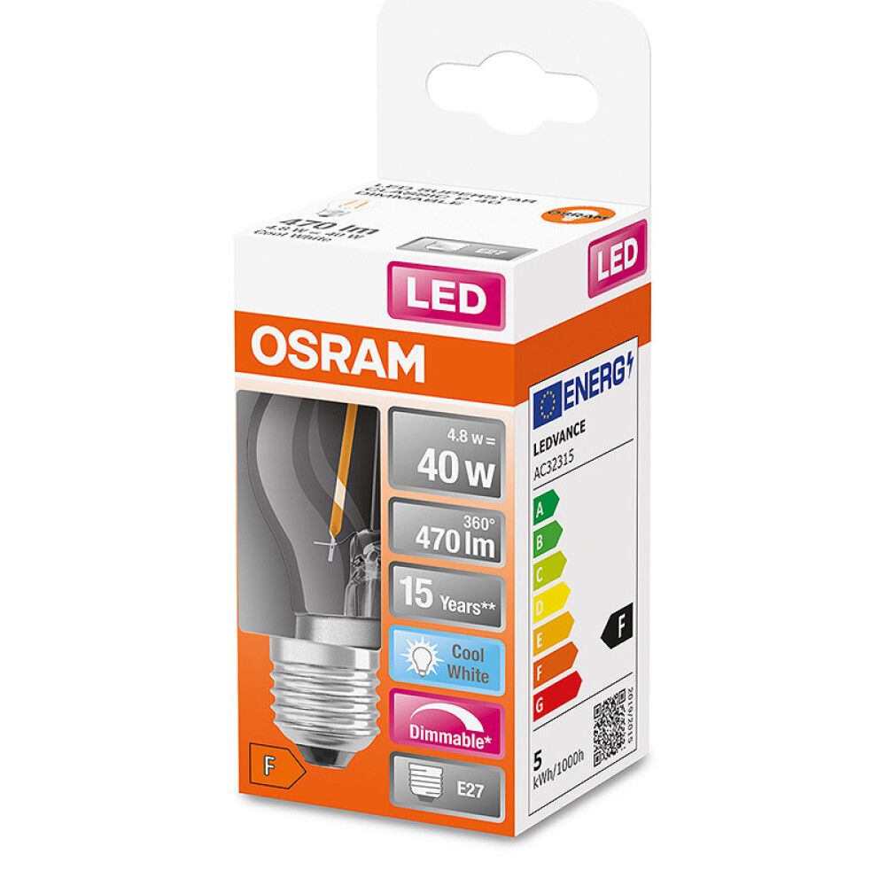 Led Star Osram CLAS P 40 5W/4000K E27