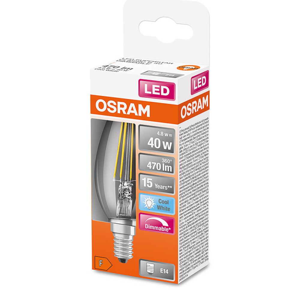 Led Star Osram CLAS B 40 5W/4000K E14