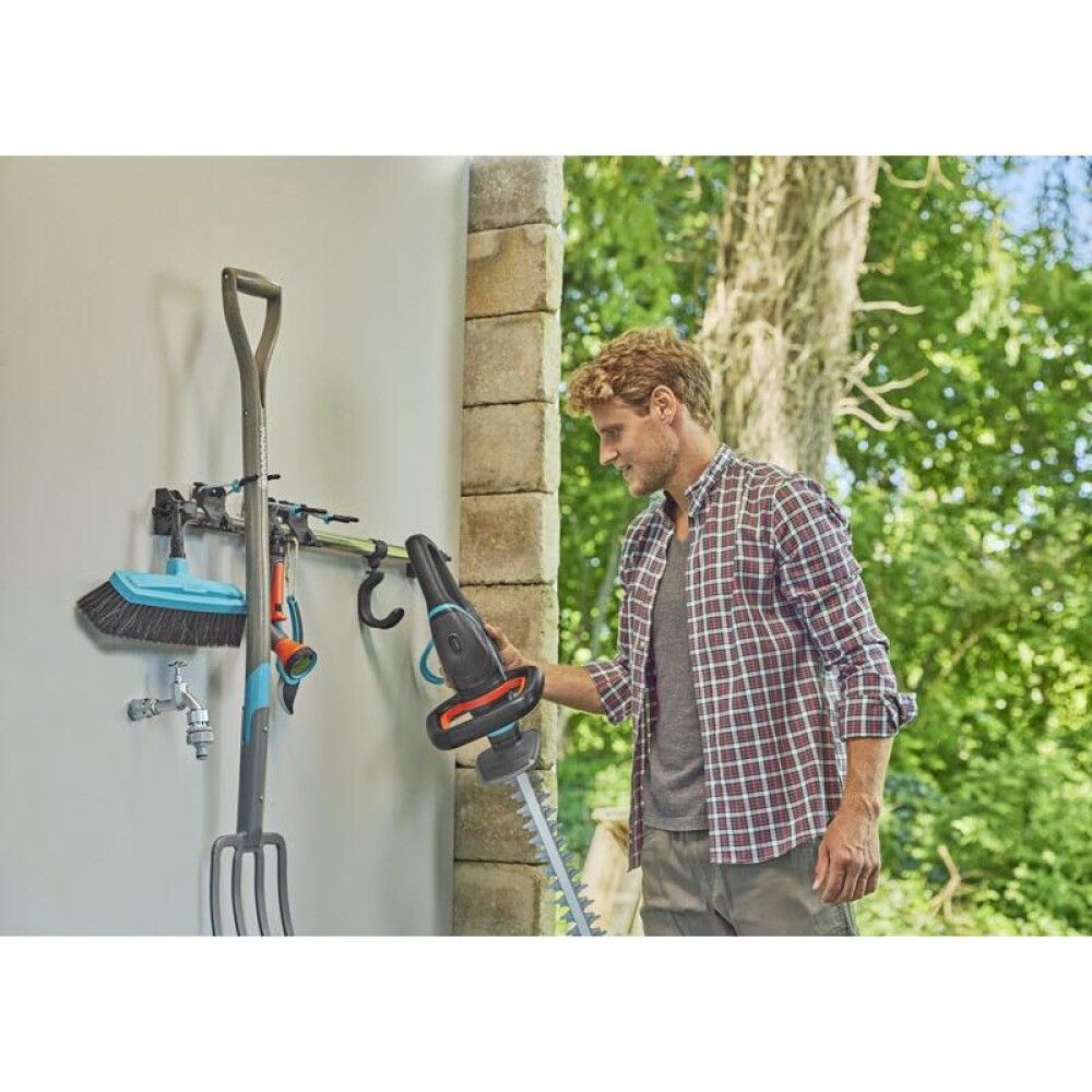 Pidike- ja koukkusetti Gardena Plus työkalutelineeseen