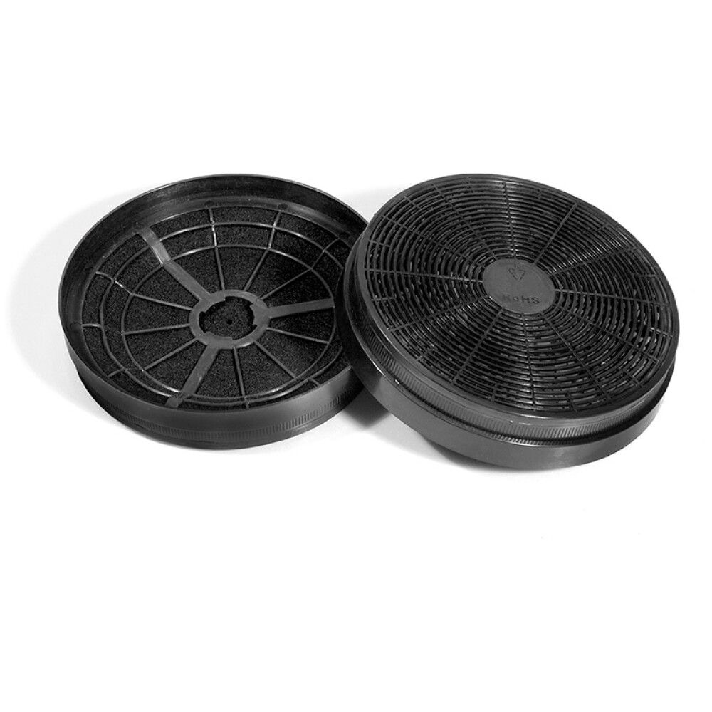 Aktiivihiilisuodatin Respekta MIZ0023N Musta ∅17,5 cm 2 kpl/pkt