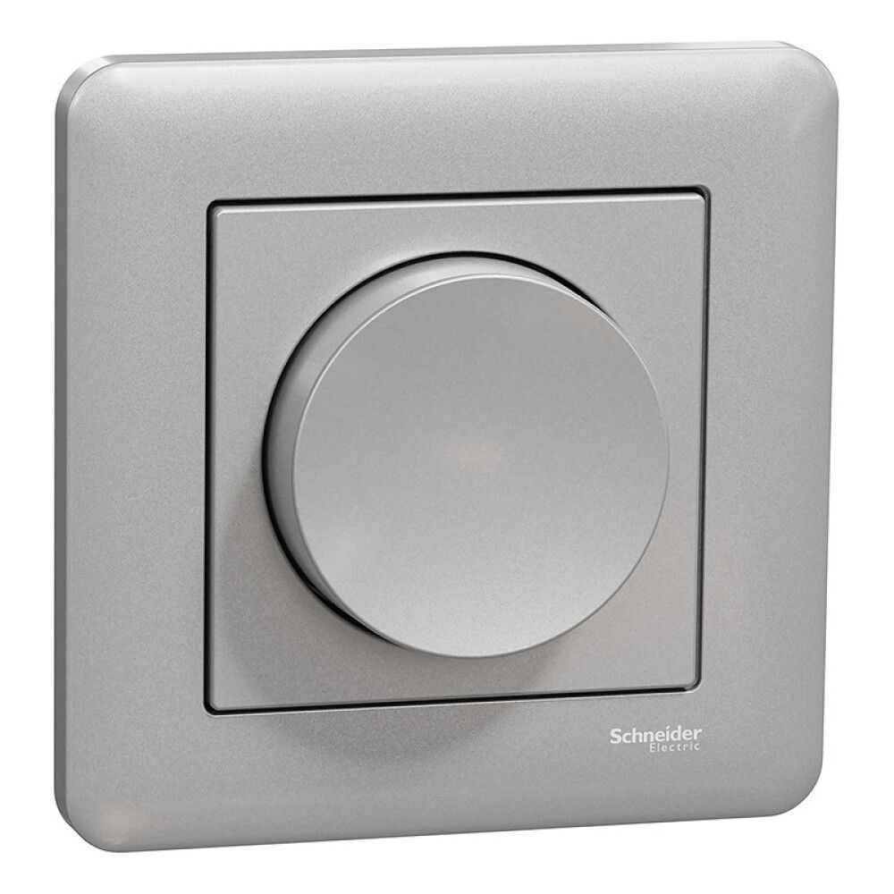 Valonsäädin Schneider Electric Exxact LED himmennin 0-370 W Harmaa / Metalli