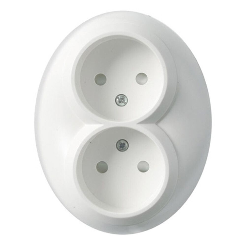 Pistorasia Schneider Electric Renova 2-os Maadoittamaton Valkoinen