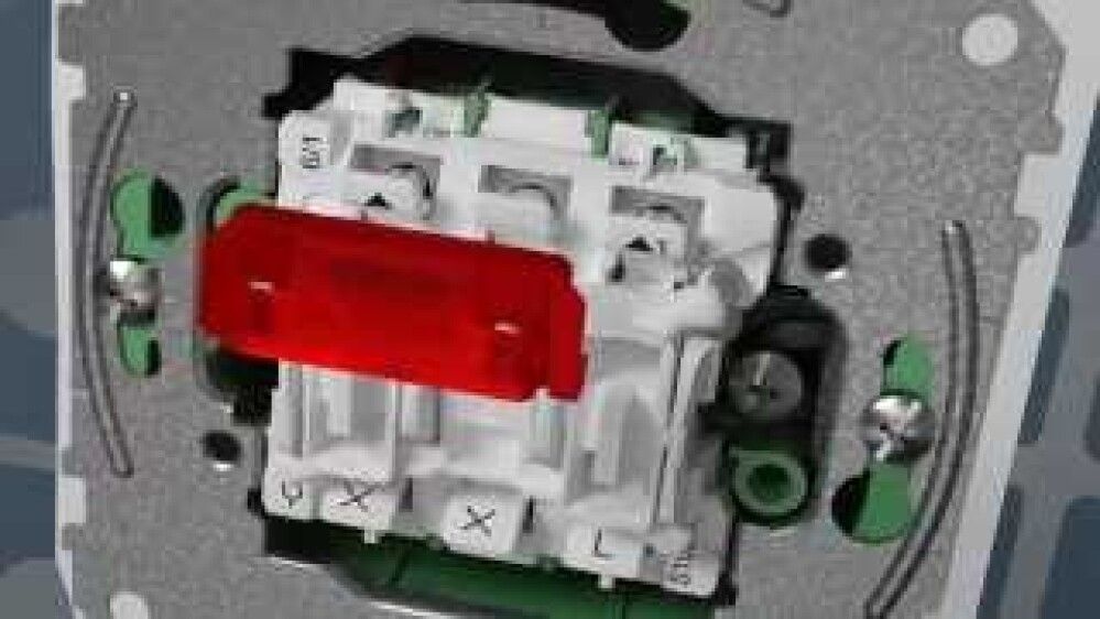 1+1+1-Kytkin Schneider Electric Exxact Valkoinen