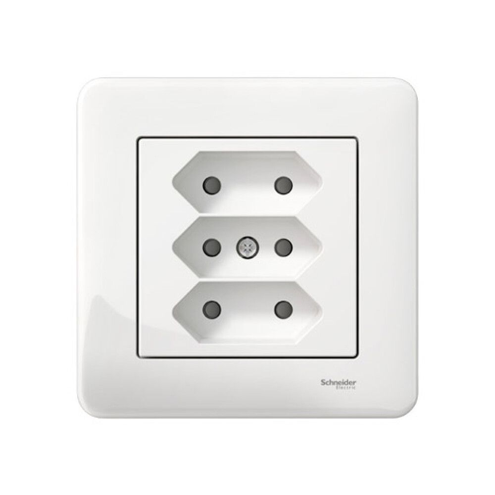 Pistorasia Schneider Electric 3X Euro Exxact