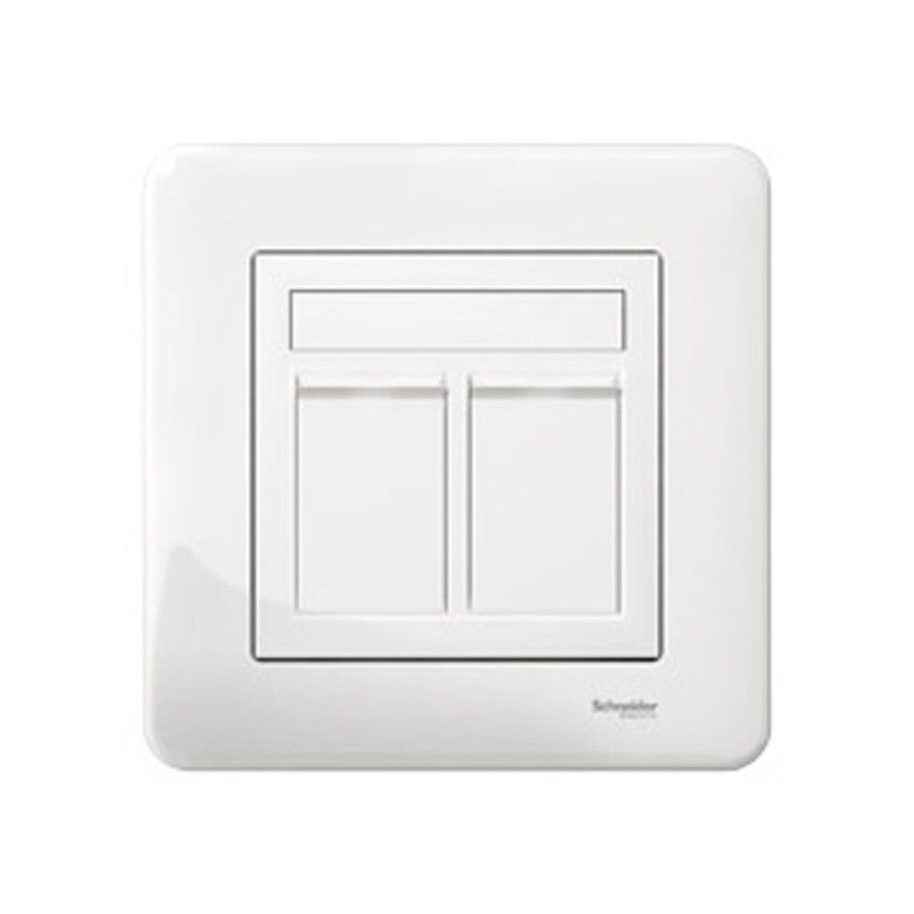 Datapistorasia Schneider Electric Exxact Valkoinen 2 X RJ45 CAT 6 UTP