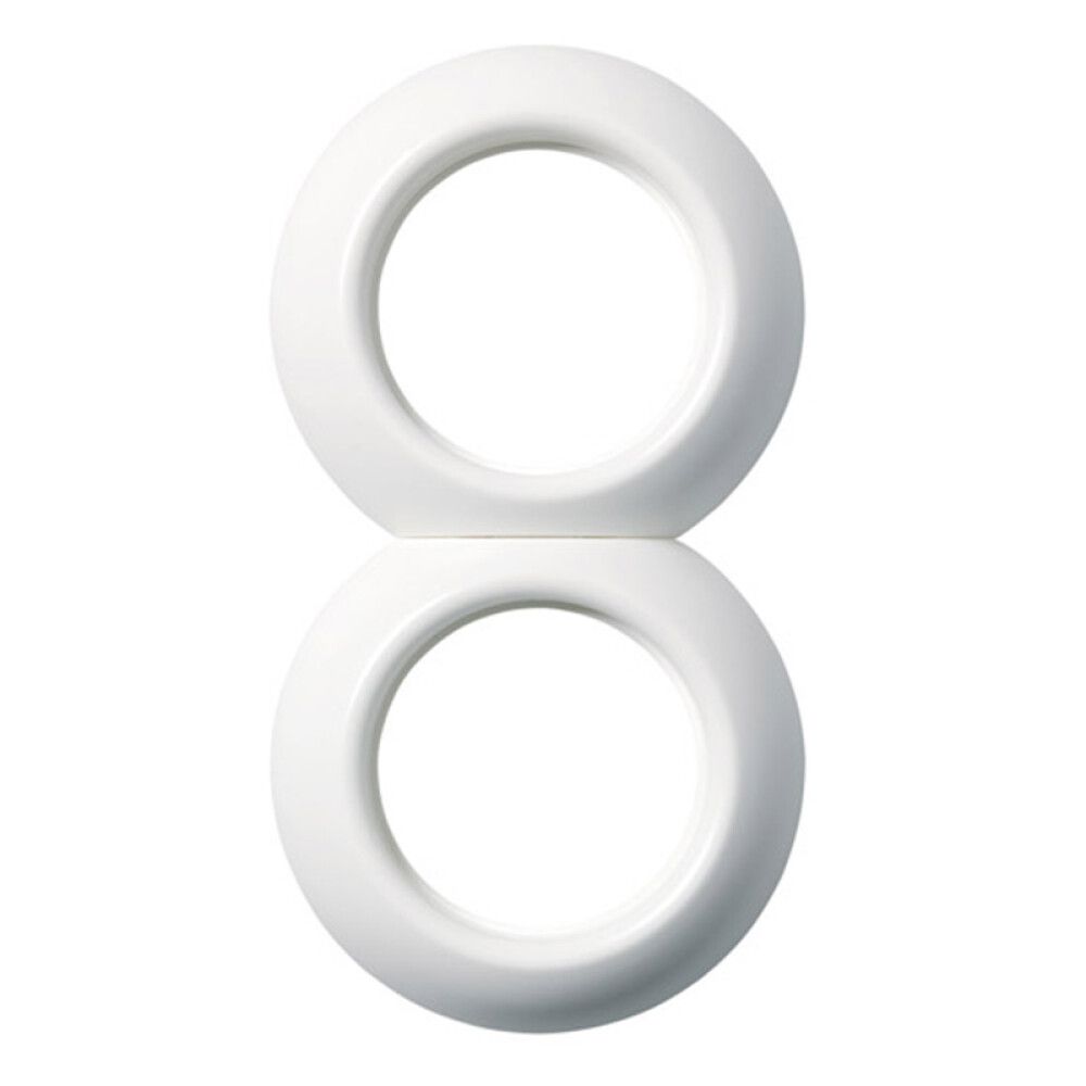 Päätykehys Schneider Electric Renova Musta 2 kpl