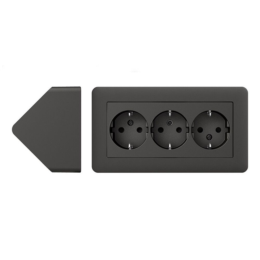 Kulmapistorasia Schneider Electric Exxact 3-os antrasiitti