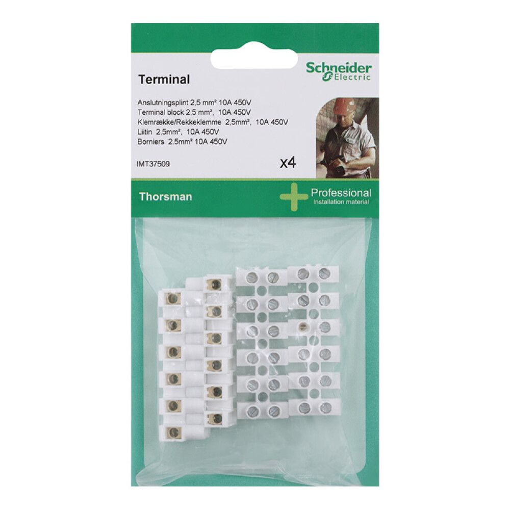Riviliitin Schneider Electric Thorsman 2,5 mm² 2 kpl