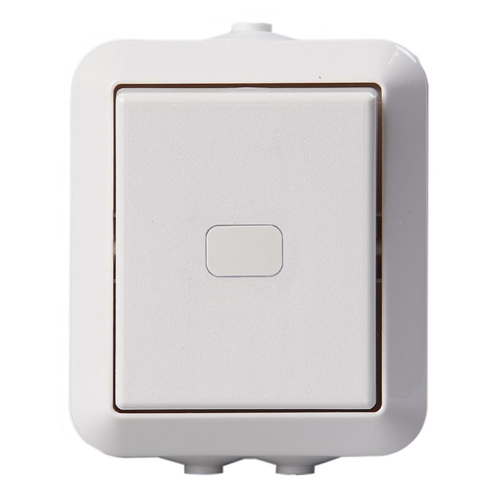 Kytkin ABB Kosti Pinta-asennus Valkoinen