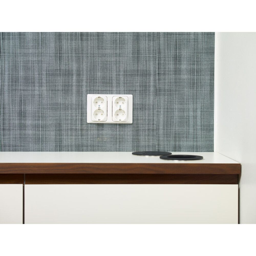 Peitelevy ABB Jussi 2-Os Valkoinen