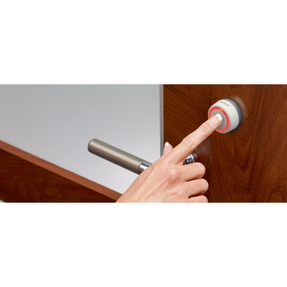 Ovikellon Painike Honeywell DCP711 Valkoinen LED